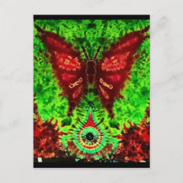 Cartão Postal Raio-borboleta