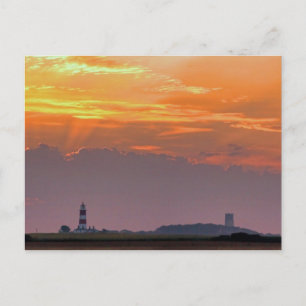Cartão Postal Raios solares sobre Happisburgh