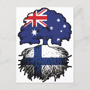 Cartão Postal Raízes de Árvore Australianas da Finlândia, Austrá