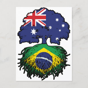 Cartão Postal Raízes de Árvore da Austrália Brasileira