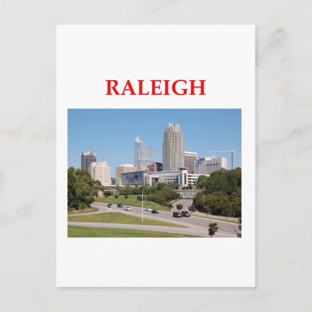 Cartão Postal raleigh (Frente)