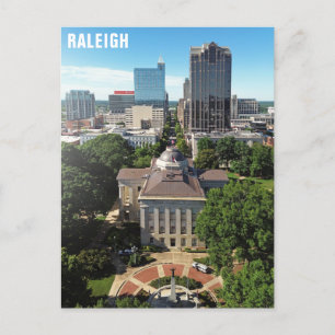 Cartão Postal Raleigh North Carolina Capital City Skyline