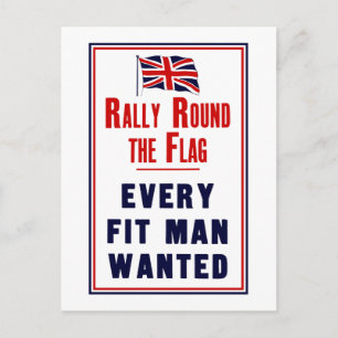 Cartão Postal Rali A Bandeira - Todos Os Ajustados Queriam