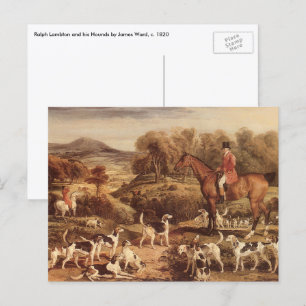 Cartão Postal Ralph Lambton e seus Hounds por James Ward