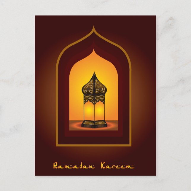 Cartão Postal Ramadan Kareem (Frente)