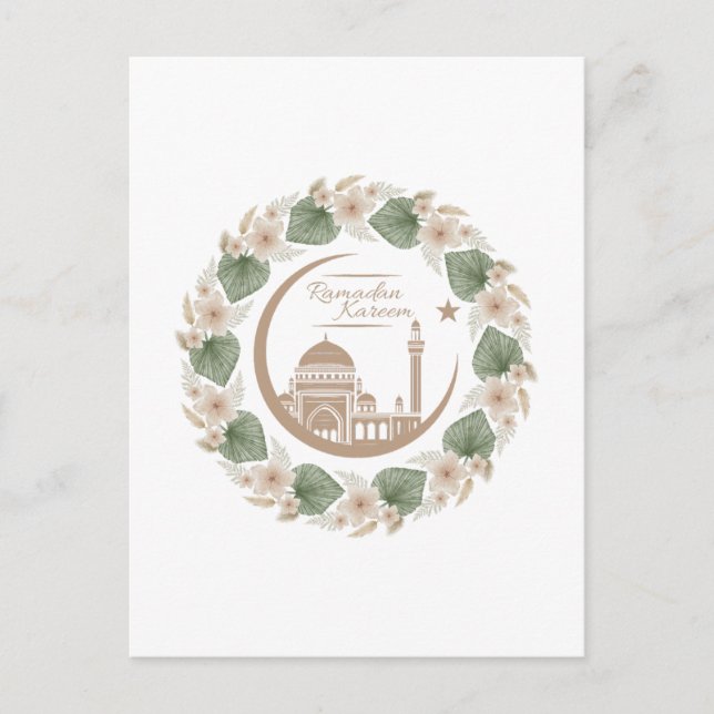 Cartão Postal ramadan karem (Frente)