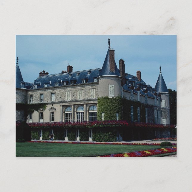 Cartão Postal Rambouillet Chateau, o favorito de Charles de Gaul (Frente)