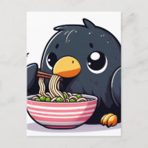 Ramen Comendo Raven Cute