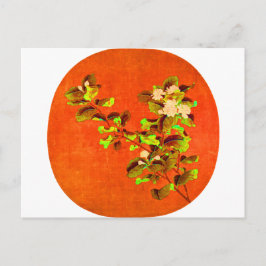 Cartão Postal Ramificação do 12 do Planador Branco da Flor do Ja