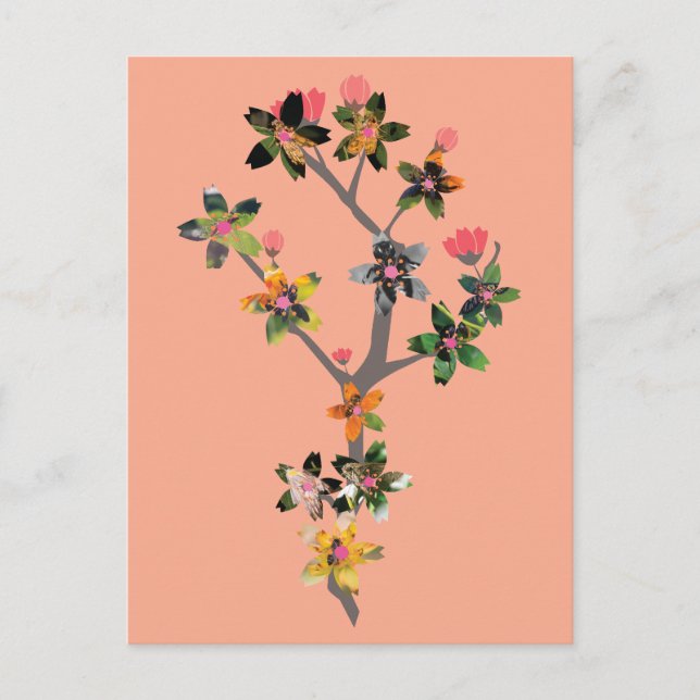 Cartão Postal Ramos de Insetos (Frente)