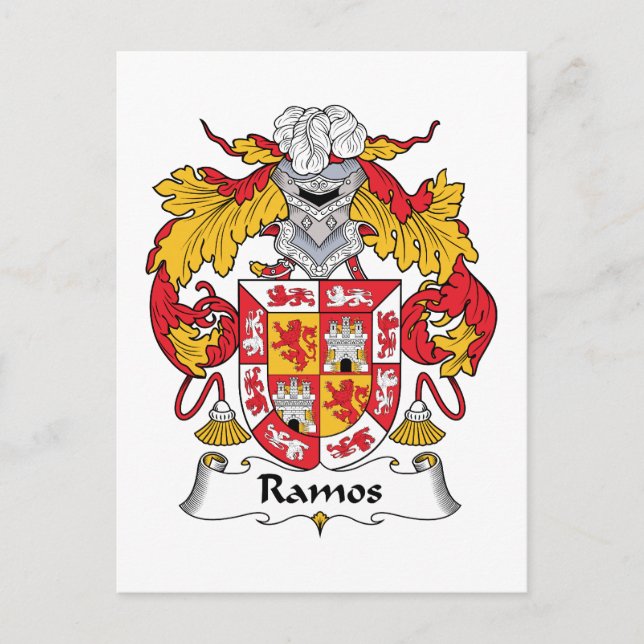 Cartão Postal Ramos Family Crest (Frente)