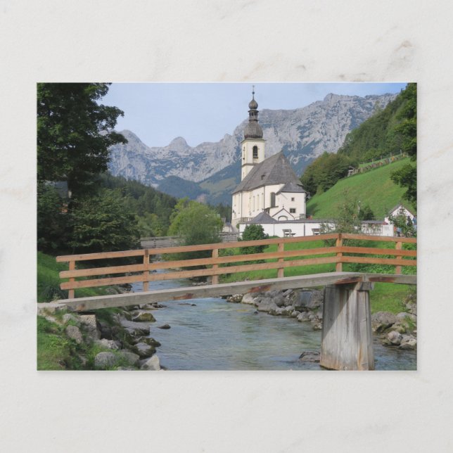 Cartão Postal Ramsau bei Berchtesgaden (Frente)