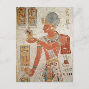 Cartão Postal Ramsés III em vestido de batalha