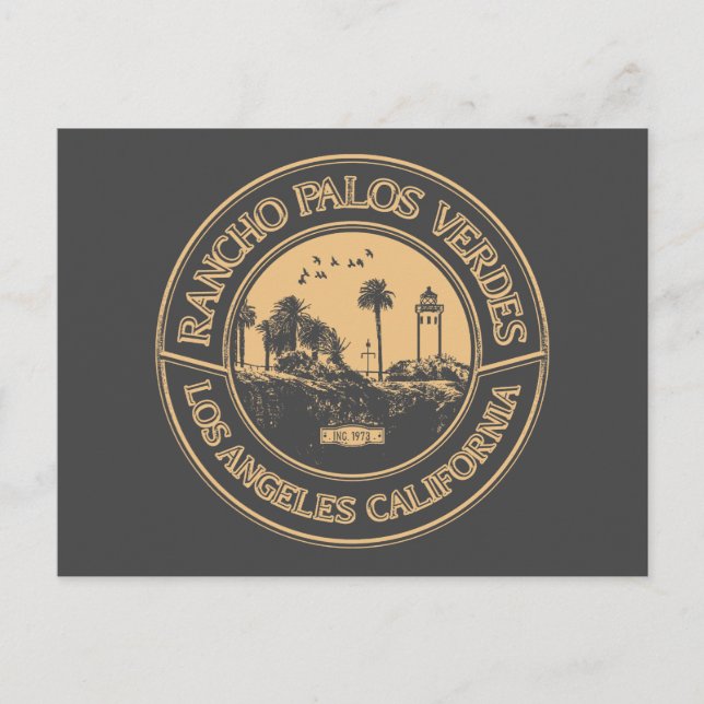 CARTÃO POSTAL RANCHO PALOS VERDES - PONTO VICENTE LUZ (Frente)