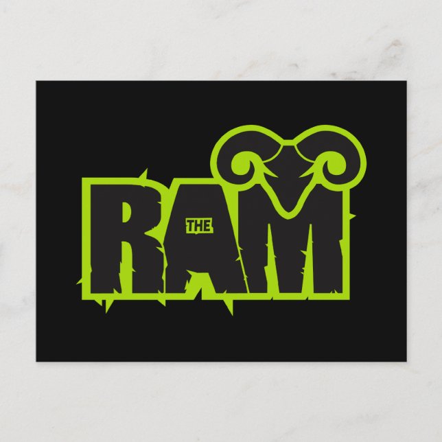 Cartão Postal Randy "The Ram" (Frente)