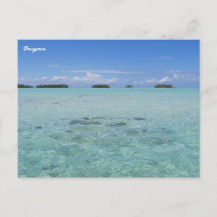 Cartão Postal Rangiroa Blue Lagoon