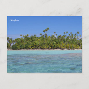 Cartão Postal Rangiroa Polinésia Francesa