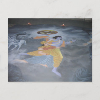 Cartão postal, Rangoli, IIT KGP, Diwali