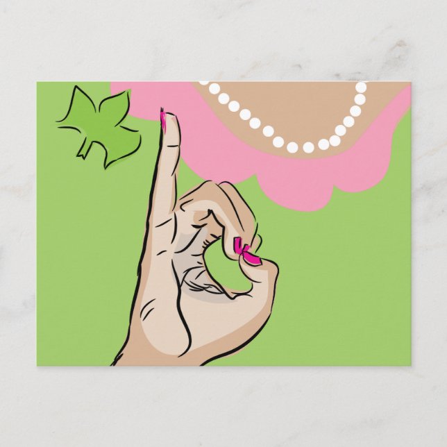 Cartão Postal Raparigas Bonito e bonitas artes (Frente)