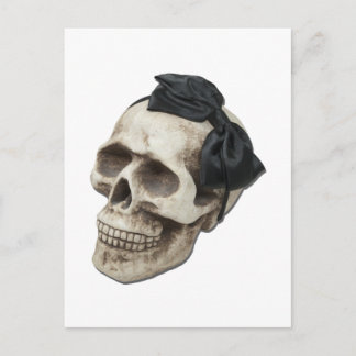 Cartão Postal RaparigaSkull122111