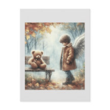 Rapaz Angélico com Urso Teddy