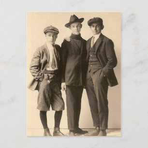 Cartão Postal Rapazes Dapper