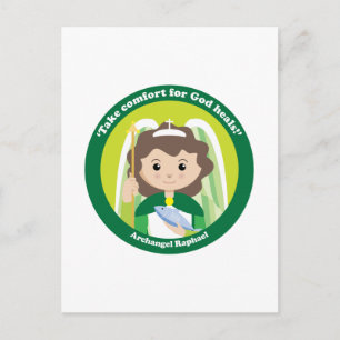 Cartão Postal Raphael, o Arcanjo