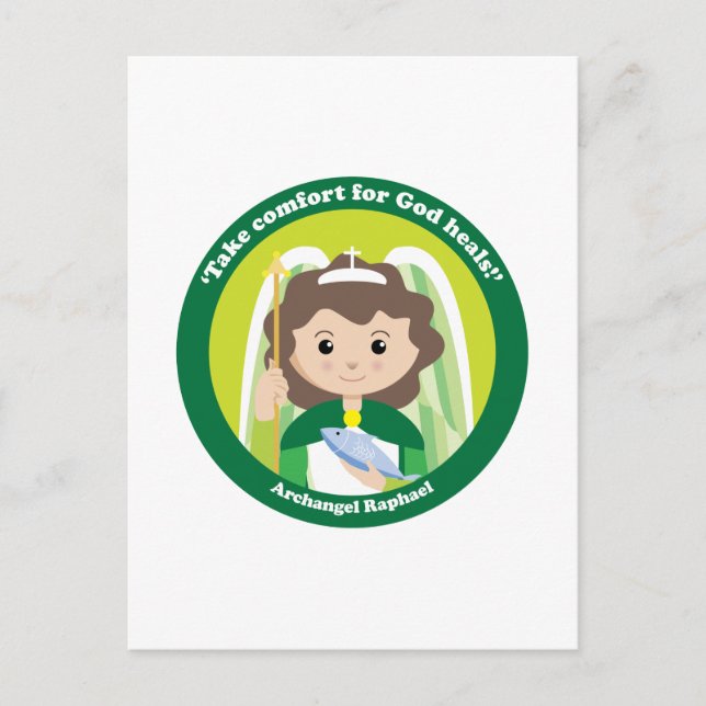 Cartão Postal Raphael, o Arcanjo (Frente)