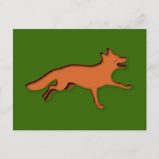 Cartão Postal Raposa (Frente)