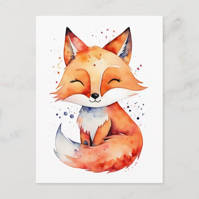 Cartão Postal Raposa (Frente)
