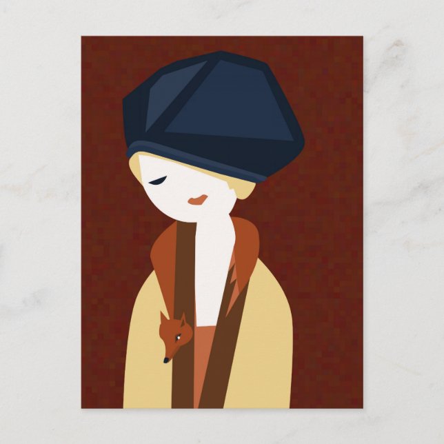 Cartão Postal Raposa (Frente)