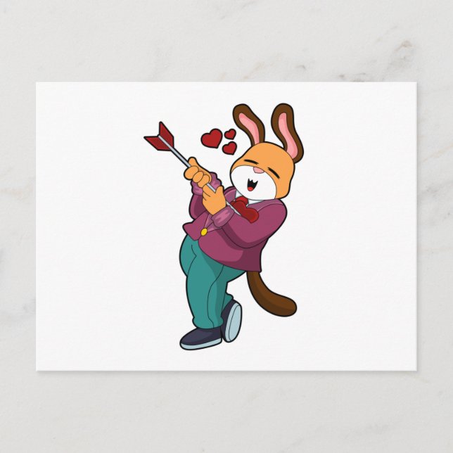 Cartão Postal Raposa como Noivo com Terno (Frente)