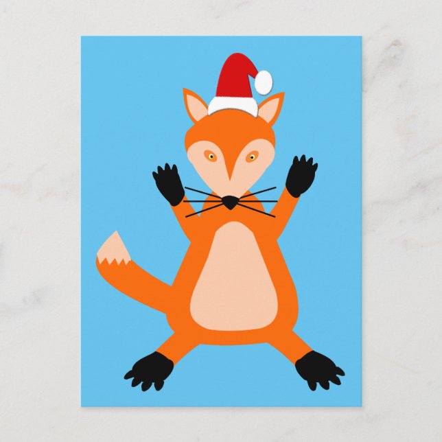 Cartão Postal Raposa de Natal giro (Frente)