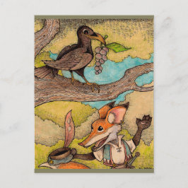 Cartão Postal Raposa e Coroa