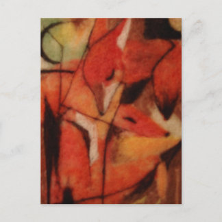 Cartão Postal Raposa Vermelha