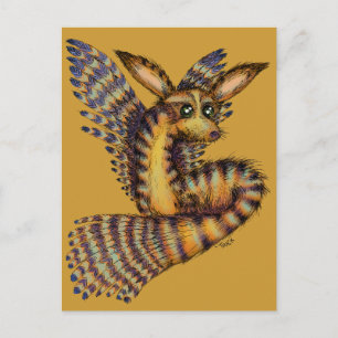 Cartão Postal Raposa Vulpix Voadora do Deserto