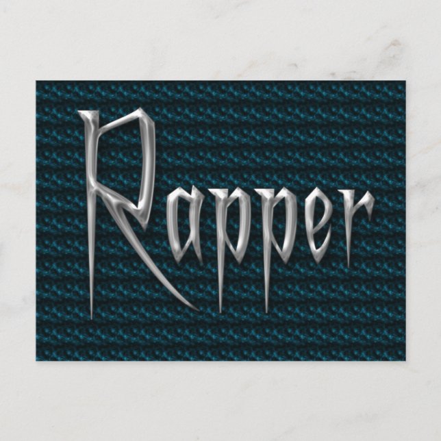 Cartão Postal Rapper (Frente)