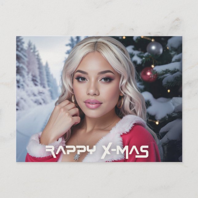CARTÃO POSTAL RAPPY X-MAS (Frente)