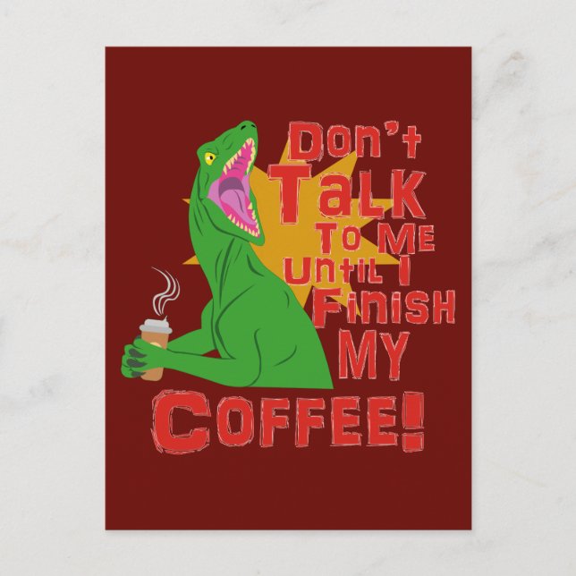 Cartão Postal Raptores e Café (Frente)