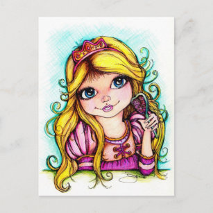 Cartão Postal Rapunzel Fairy Tale Dream