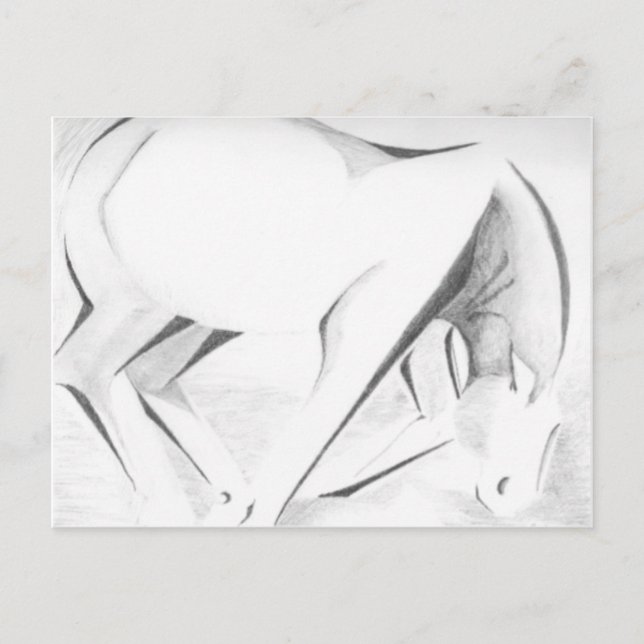 Cartão Postal Rascunho Abstrato (Frente)