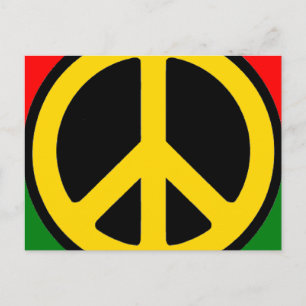 Cartão Postal Rasta Peace