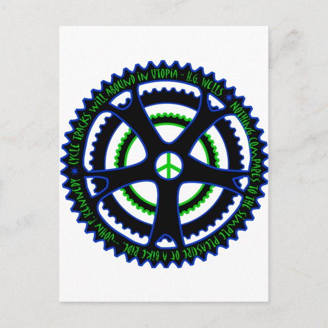 Cartão Postal Rastreamentos de Ciclo Haverão na Utopia (Frente)