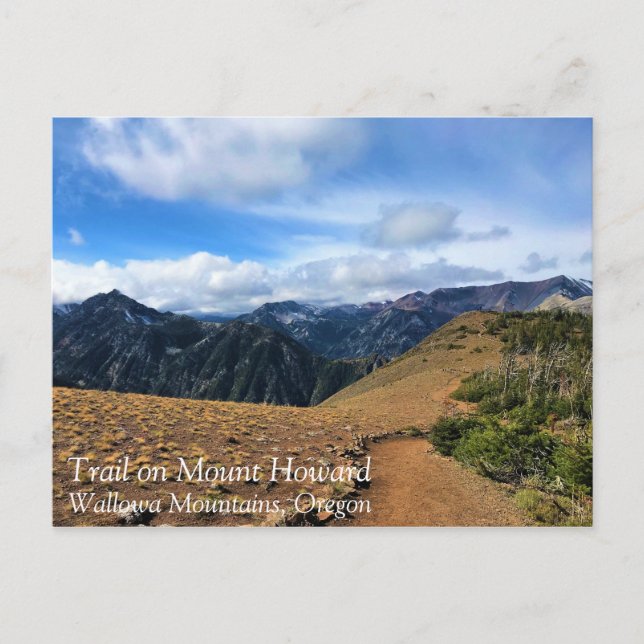 Cartão Postal Rastreio no Monte Howard, OU (Frente)