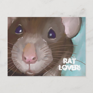 Cartão postal Rat Lover