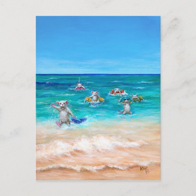 Cartão postal Rat Race Beach (Frente)