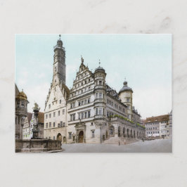 Cartão Postal Rathaus de Rothenburg