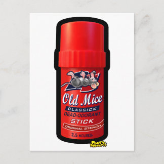 CARTÃO POSTAL RATO ANTIGO