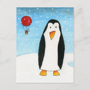 Cartão Postal Rato Balão e Pinguim #2