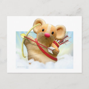 Cartão Postal Rato Cupido